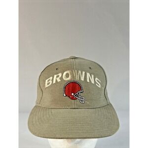Cleveland Browns Hat Cap Strap Back Beige American Needle Casual Football Mens